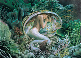 merman sleeping