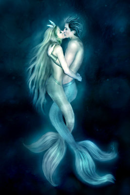 mermaid couple